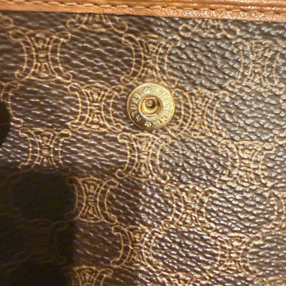 CELINE MACADAM BI-FOLD COMPACT WALLET VINTAGE - Picture 8 of 16